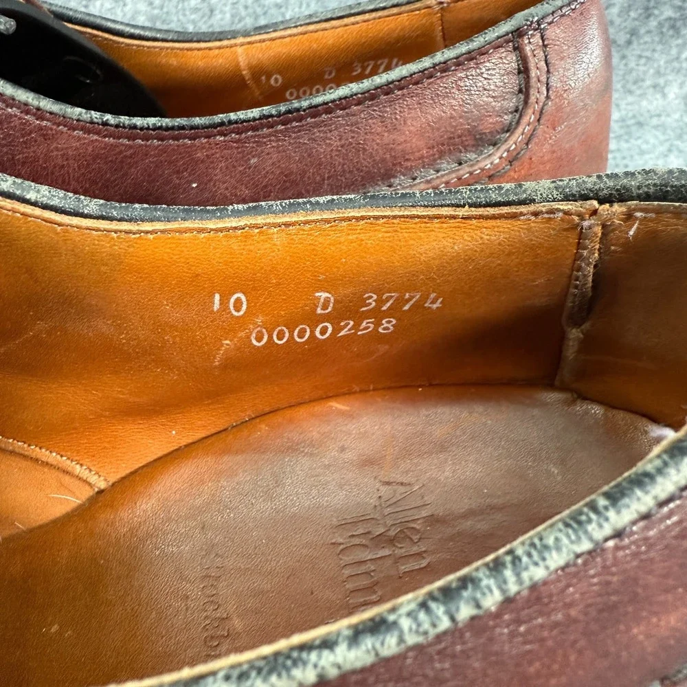 Allen Edmonds Stockbridge Split Toe Mens Oxford Derby‎ Dress Shoe 10D Loafer
